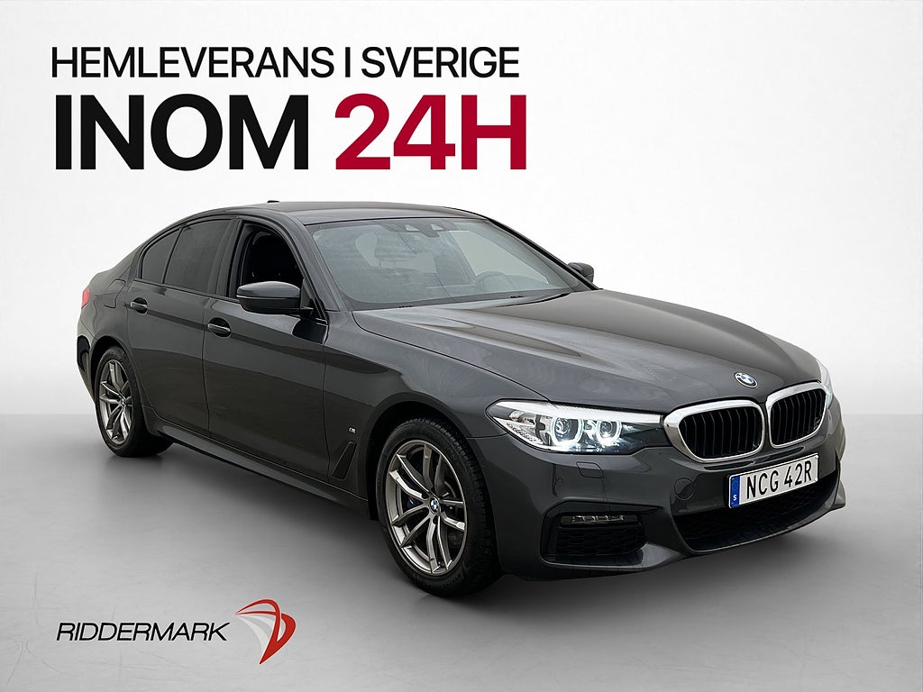 BMW 530e 252hk M Sport Night Vision Kamera HiFi Navi Ambient
