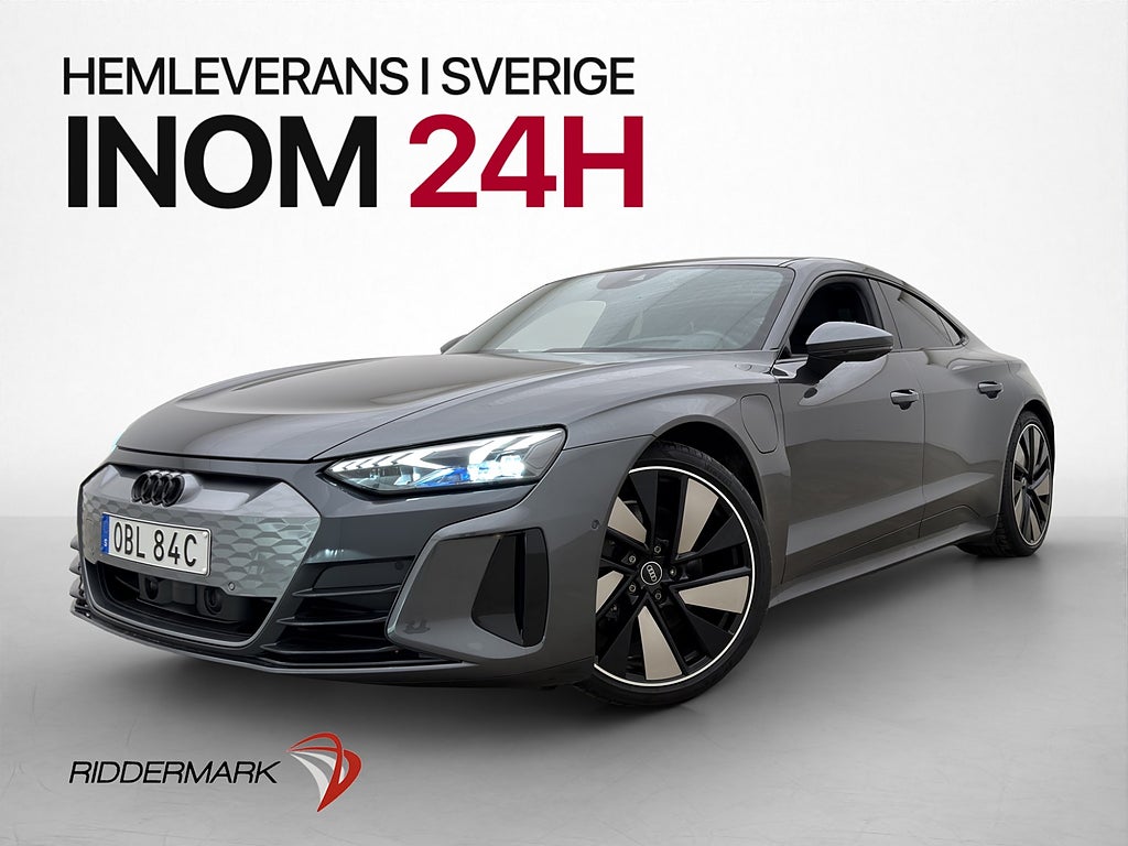Audi E-Tron GT Q Pano Luftfjäd B&O HUD Matrix Massage 360°