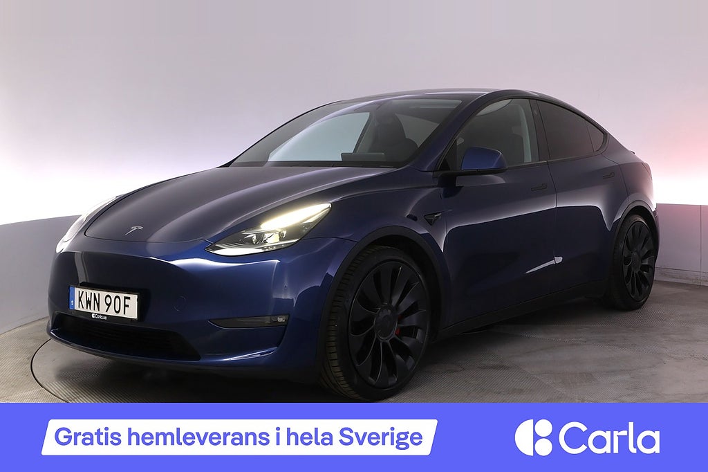 Tesla Model Y Performance Autopilot Panorama Drag