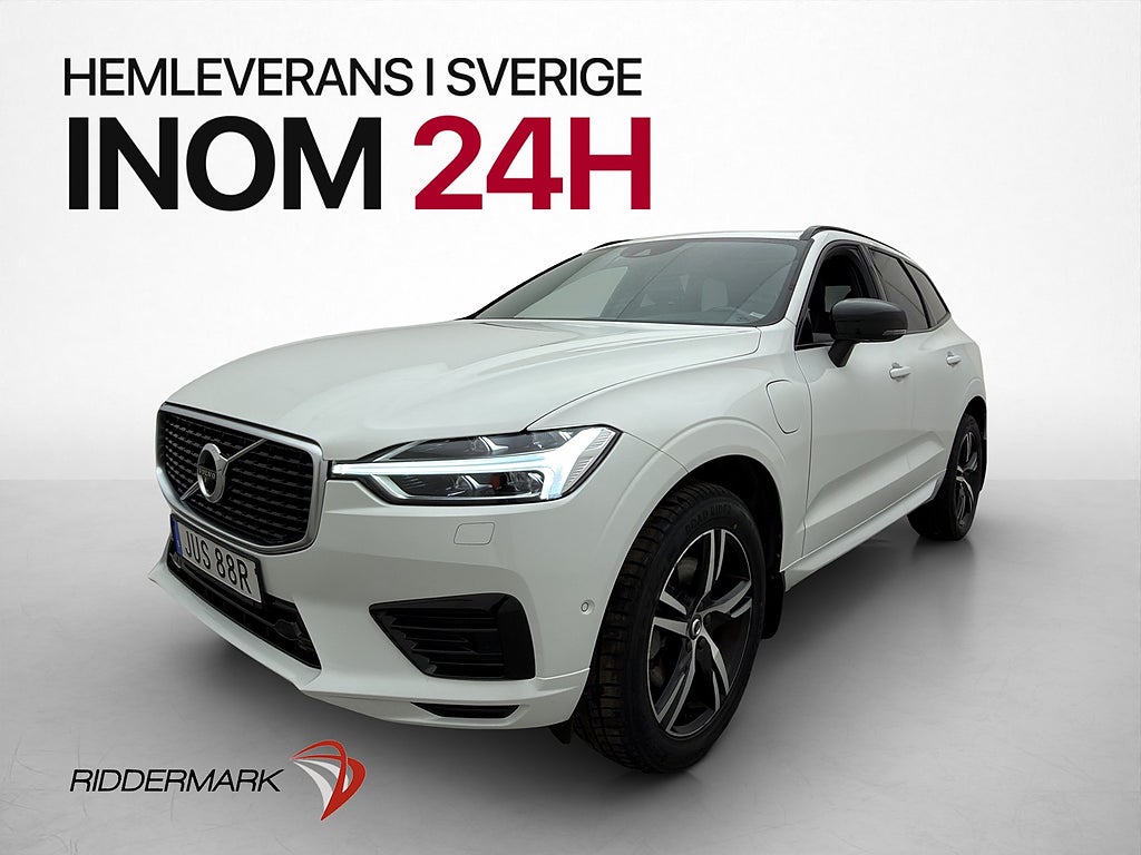Volvo XC60 T8 AWD R-Design Pano 360° HuD Läder Värm VoC Drag