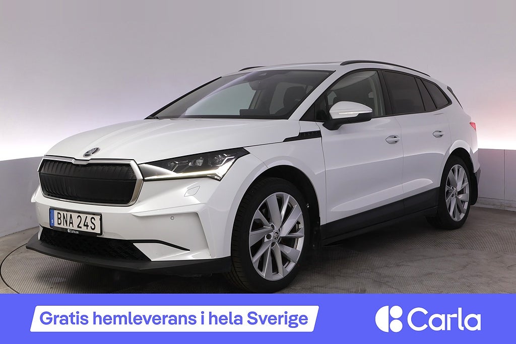 Skoda Enyaq iV 60 Pano Elstol Kamera BSM Matrix Drag