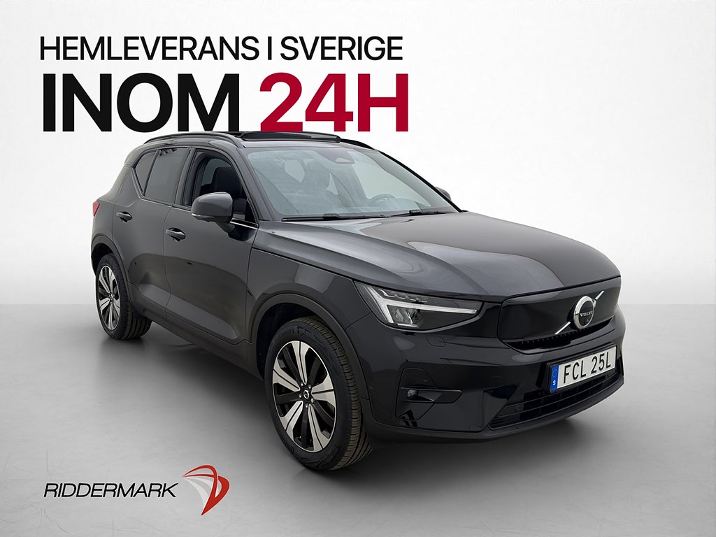 Volvo XC40 Recharge Ultimate Värmare Pano H/K Drag 360°