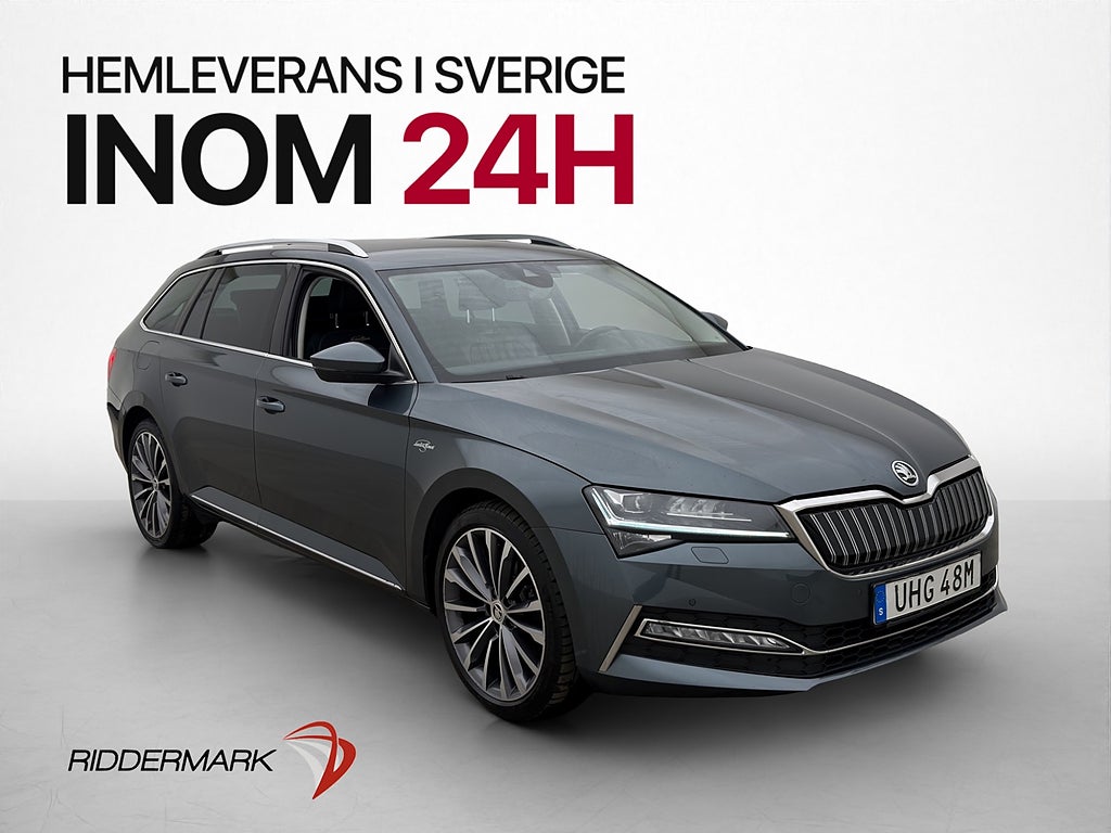 Skoda Superb iV Plug-in L&K P-Värm Canton Skinn Drag Kamera