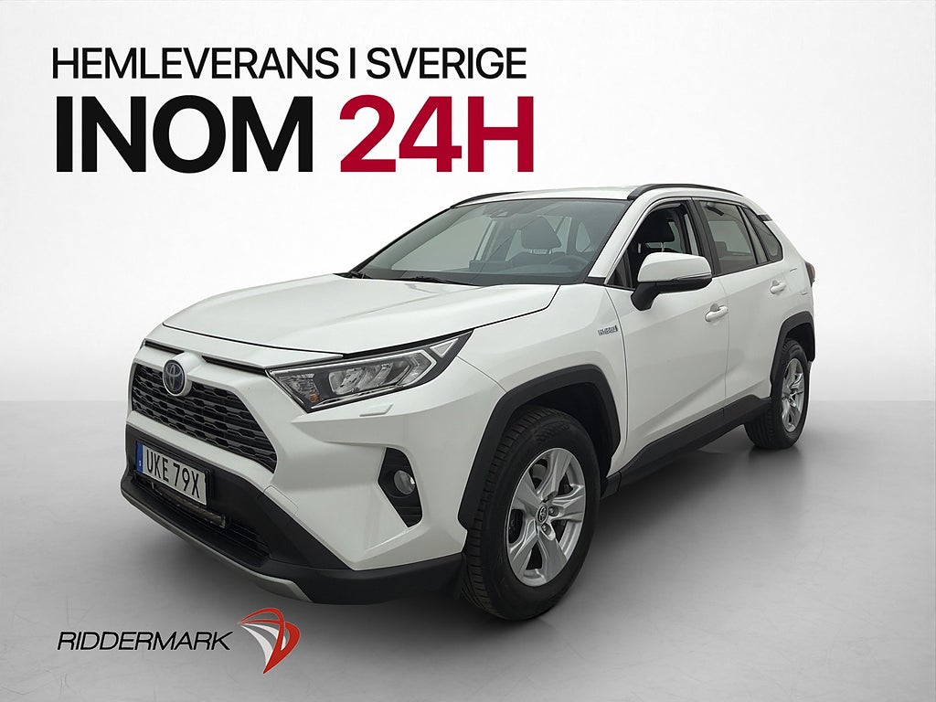 Toyota RAV4 Hybrid AWD Active 222hk M&K-Värmare Kamera