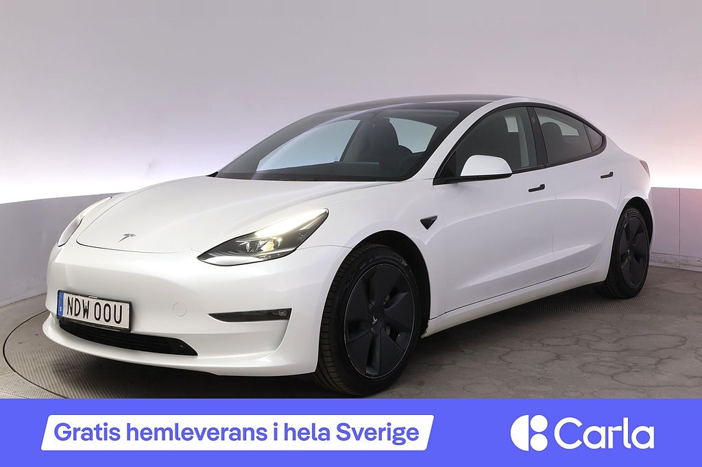 Tesla Model 3 Long Range AWD Autopilot Panorama V-hjul