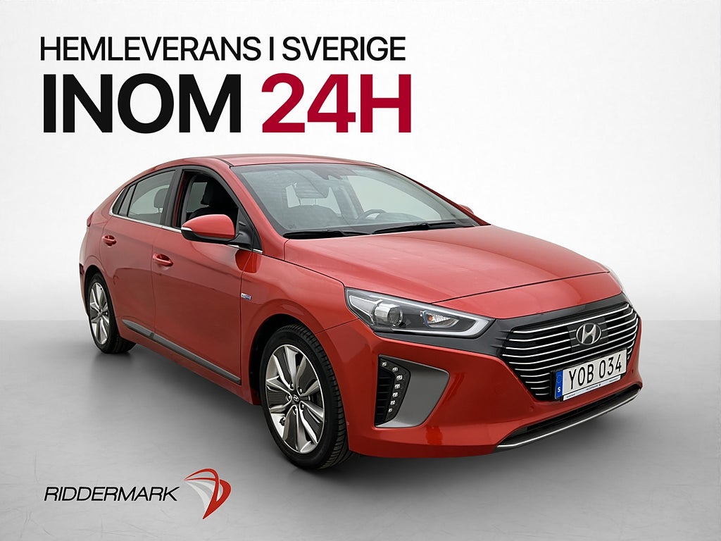Hyundai IONIQ Hybrid 141hk Premium Plus Kamera Skinn CarPlay