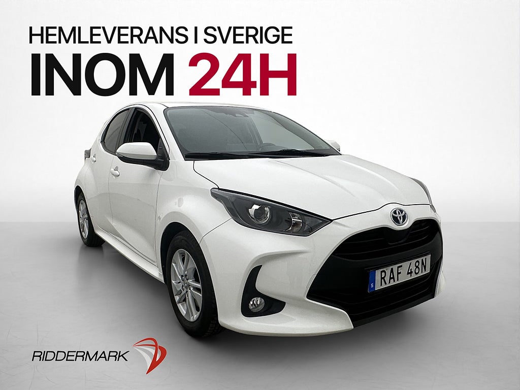 Toyota Yaris Hybrid Active Kamera Rattvärme 116hk