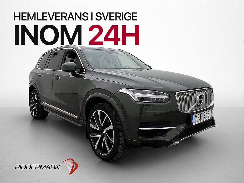 Volvo XC90 T8 AWD Inscription 7-Sits Pano HUD 360° Luft Drag