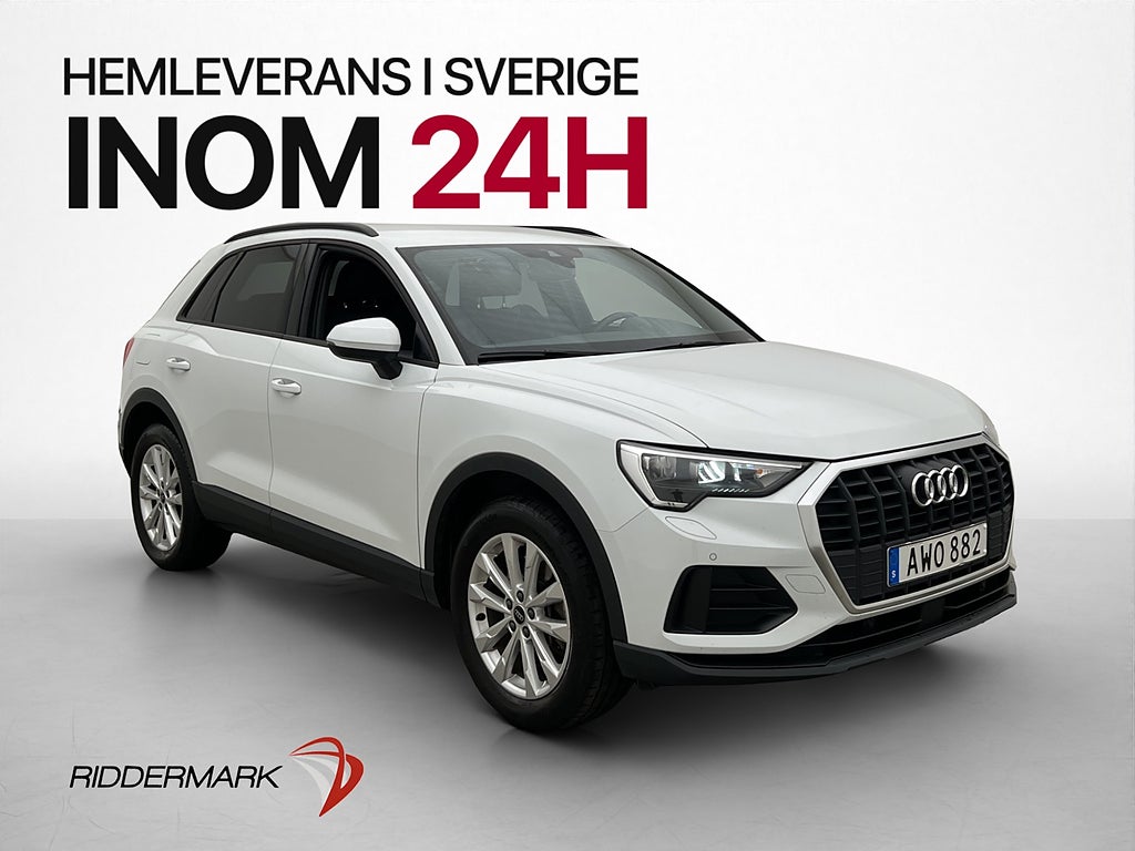 Audi Q3 45 TFSI e 245hk Proline Kamera CarPlay Rattvärm Drag