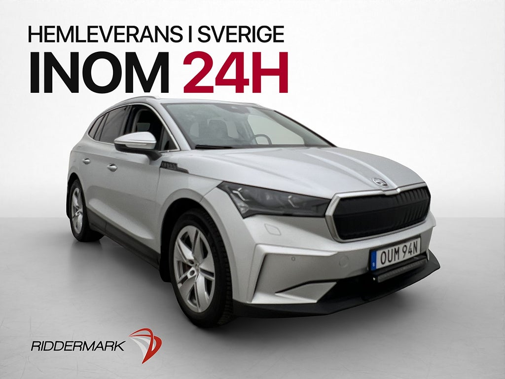 Skoda Enyaq 80x 265hk AWD Kamera CarPlay Navi Dragkrok MOMS