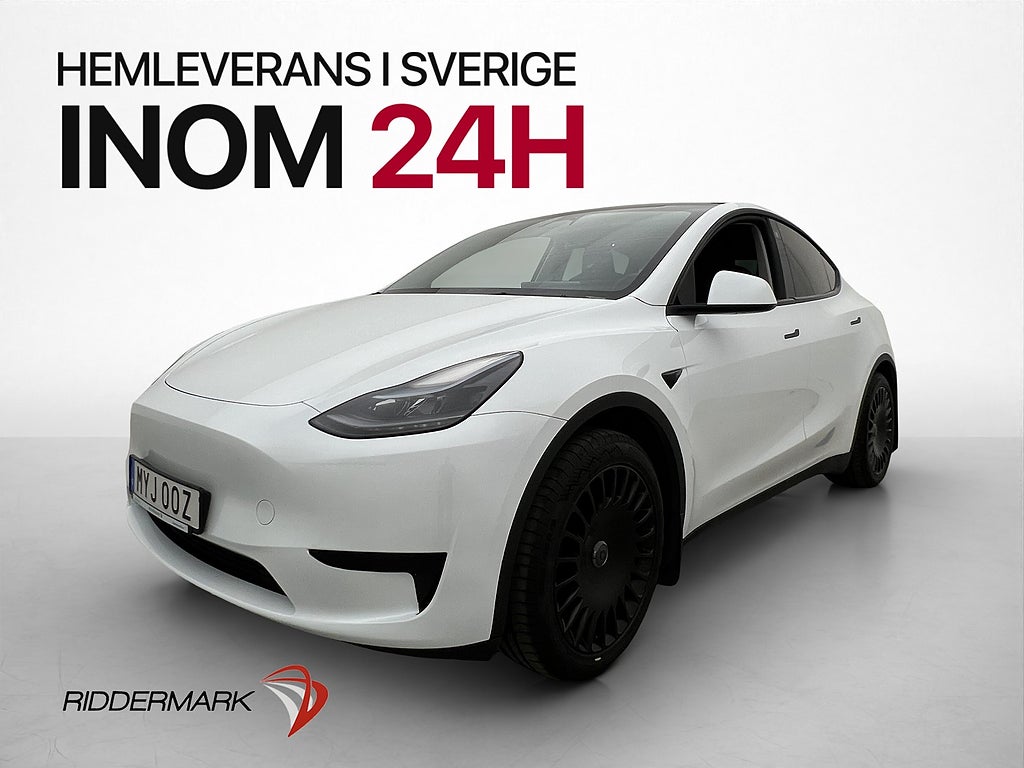 Tesla Model Y Standard Range Värmepump Dragkrok Pano AP MOMS