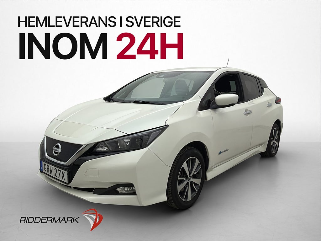 Nissan Leaf 150hk 40 kWh Acenta Kamera Navi Rattvärme
