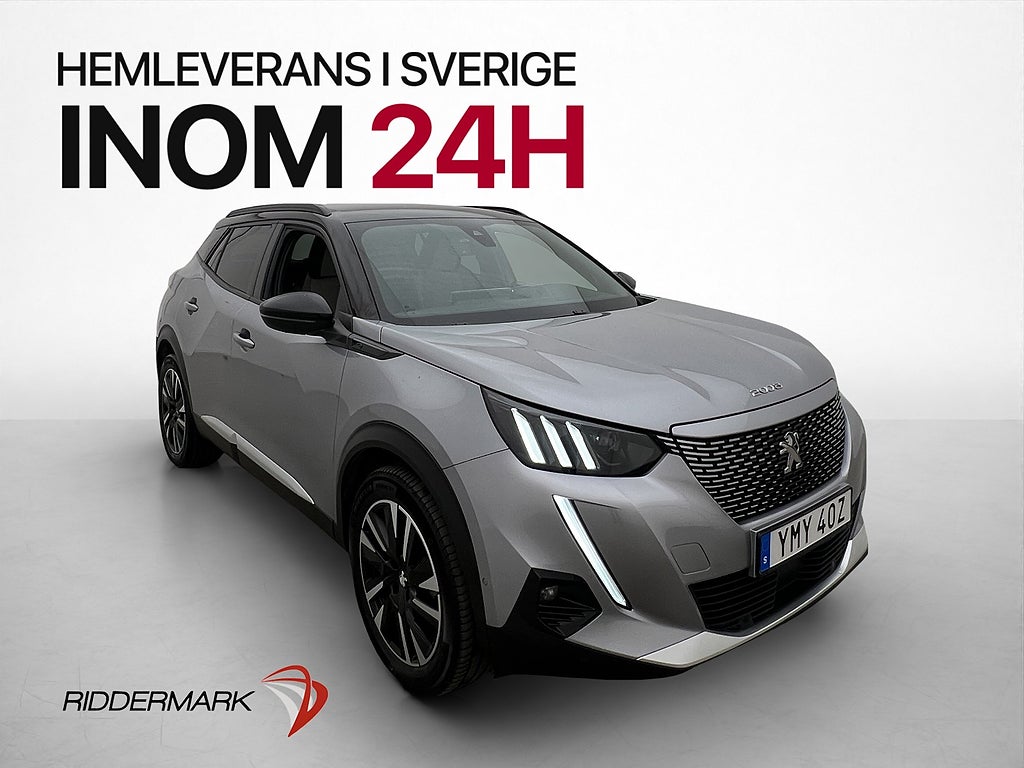 Peugeot E-2008 136hk Backkamera CarPlay Navi Halvskinn