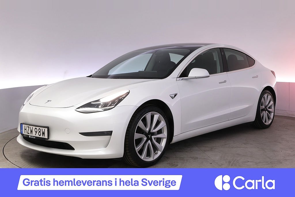 Tesla Model 3 Long Range AWD Uppg. Autop. Pano 19″ Acc.Boost
