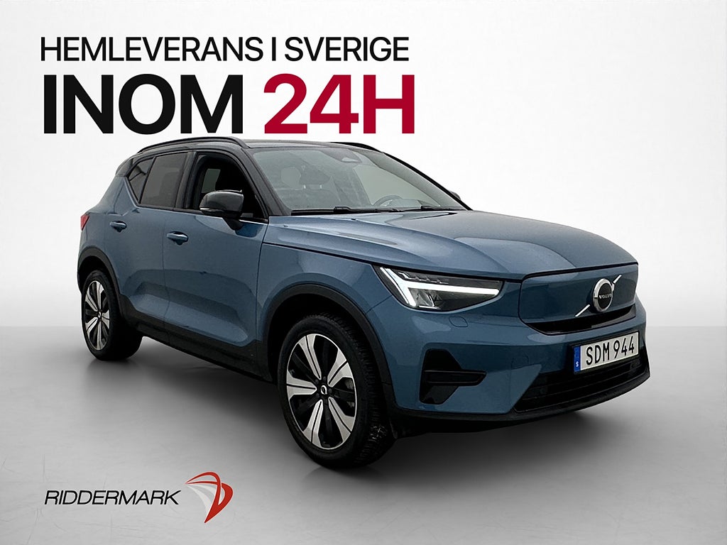 Volvo XC40 Recharge 231hk Core Kamera Navi Värmepump CarPlay