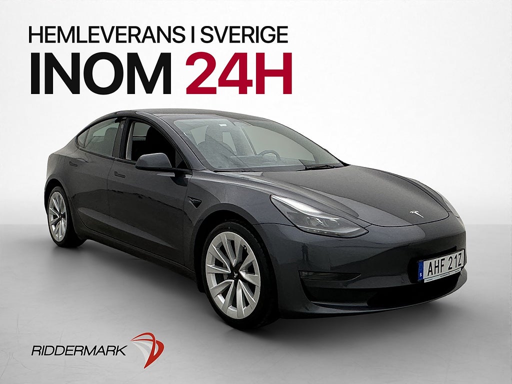 Tesla Model 3 Long Range AWD MOMS Auopilot Pano Värmare 360°
