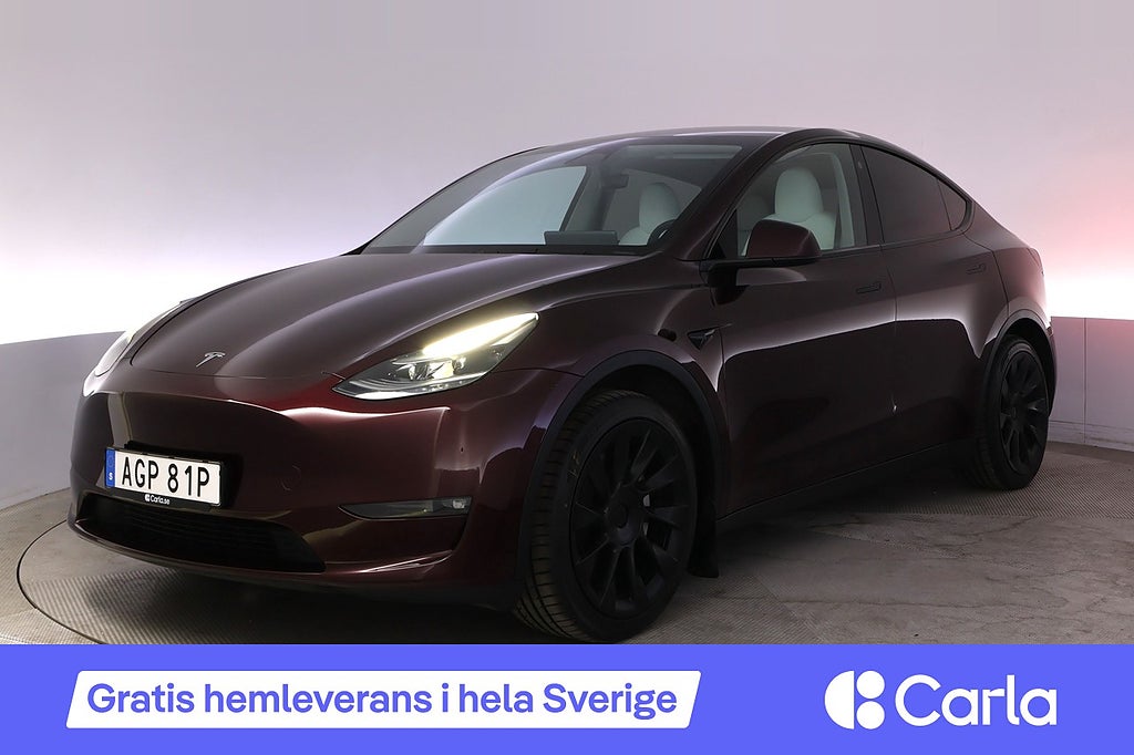 Tesla Model Y Long Range AWD Uppg.Autop. 20″ Panorama Drag