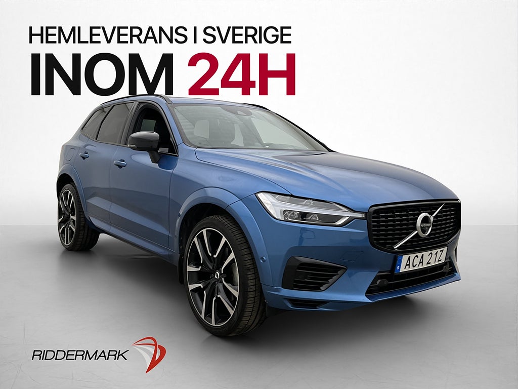 Volvo XC60 Recharge T8 AWD R-Design B&W Pano Luft Drag 392hk