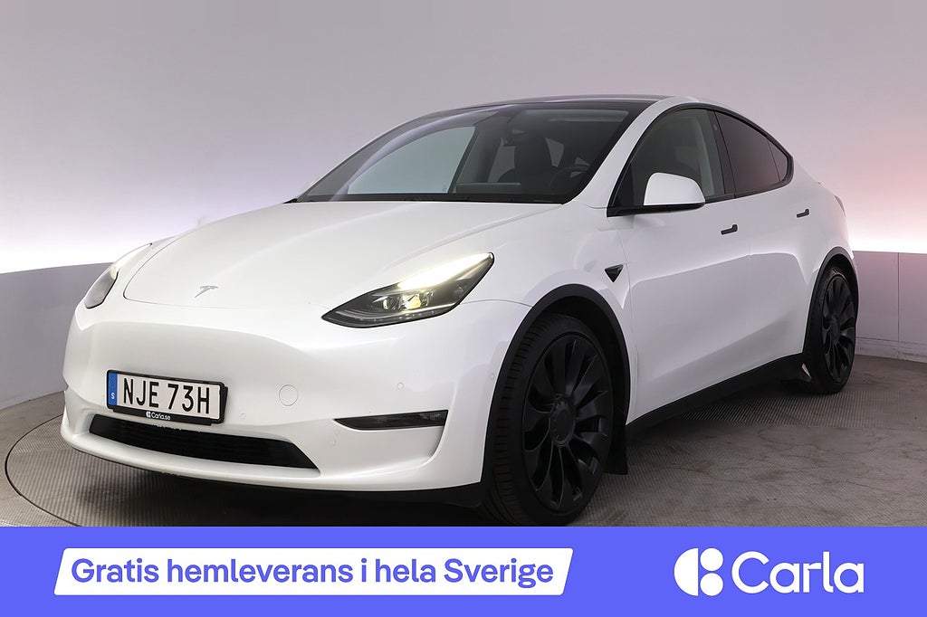 Tesla Model Y Performance Autopilot Panorama Drag