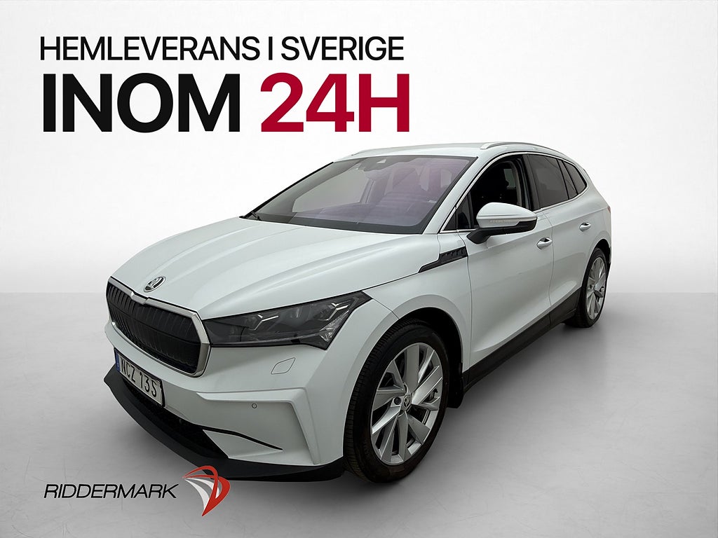 Skoda Enyaq 80 204hk Värmare Dragkrok Kamera Skinn CarPlay