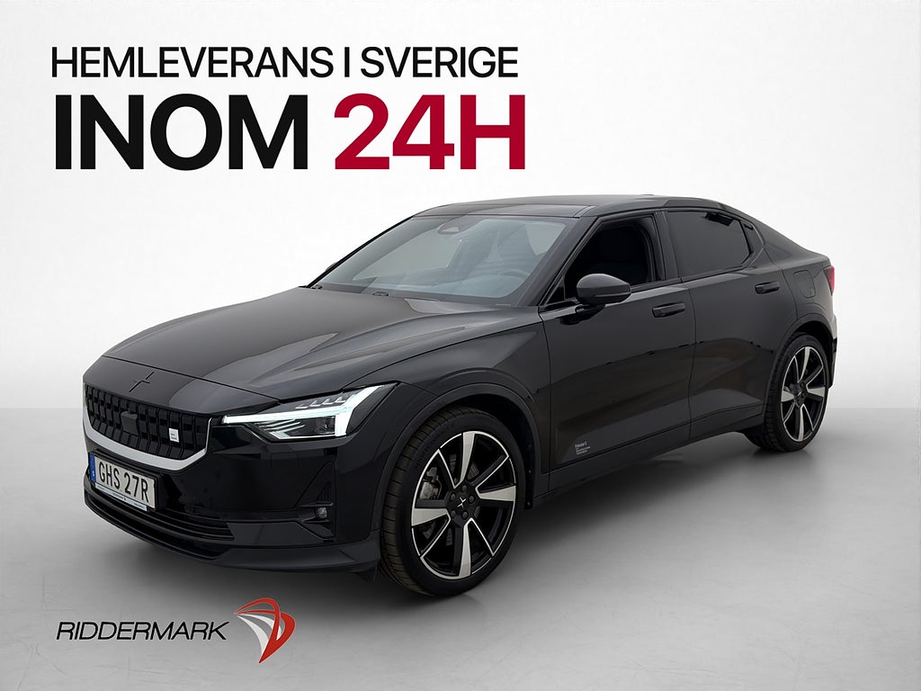 Polestar 2 Long Range Dual Motor 408hk Pano H/K Drag 360°