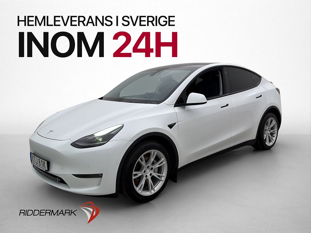 Tesla Model Y Long Range AWD Värmepump Drag Autopilot MOMS