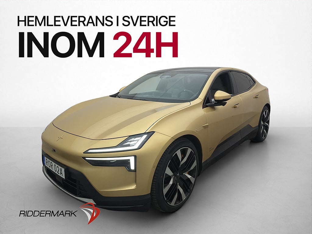 Polestar 4 Long Range Dual Motor Performance Plus Läder MOMS