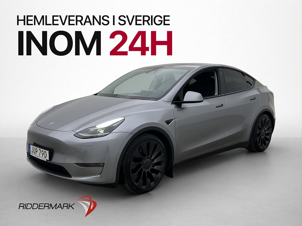 Tesla Model Y Performance AWD MOMS AP Pano Värmare 360°