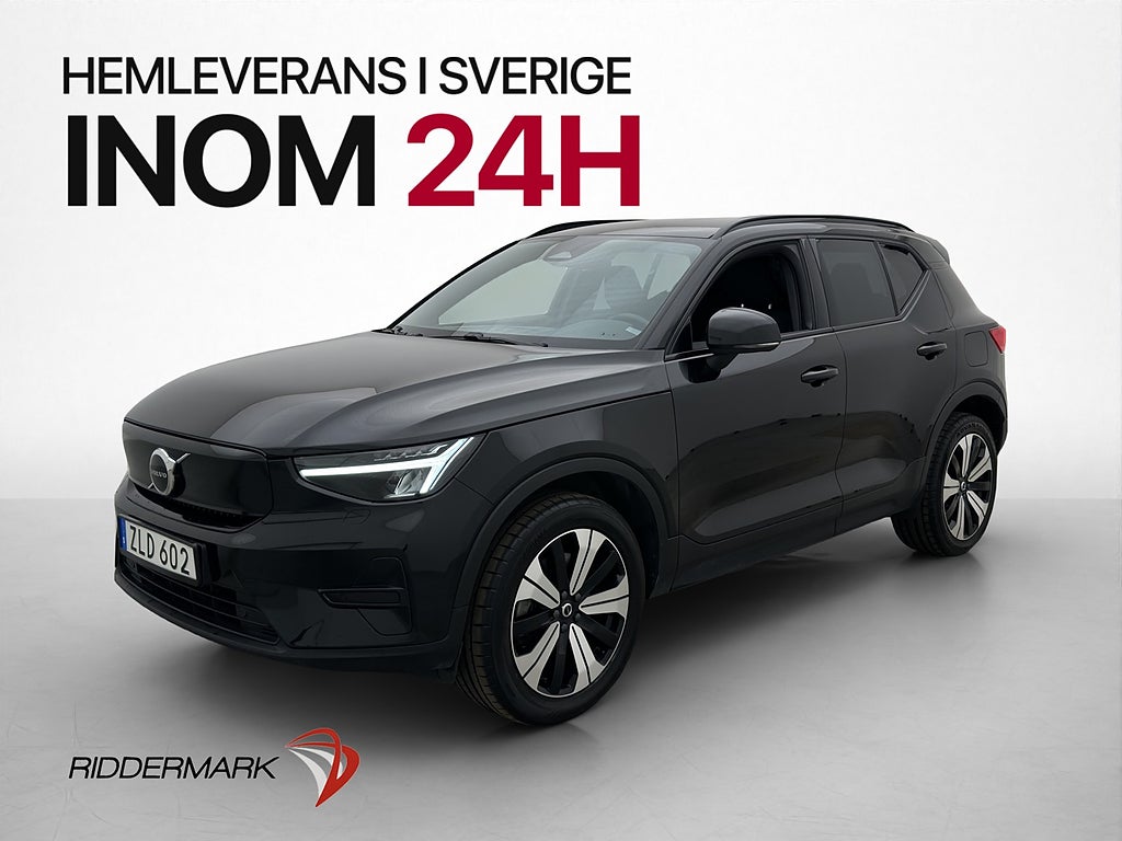Volvo XC40 Recharge Core Värmepump Dragkrok Kamera CarPlay