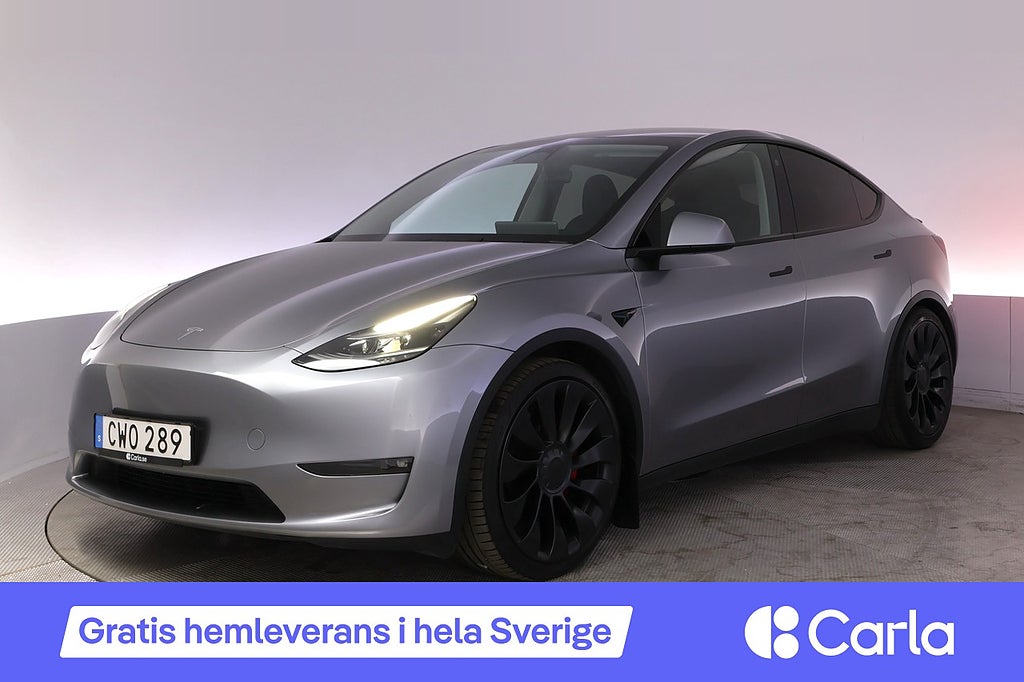 Tesla Model Y Performance Autopilot Panorama Drag