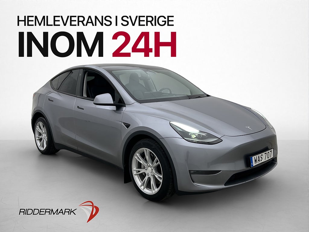 Tesla Model Y Long Range AWD Dragkrok Svensksåld