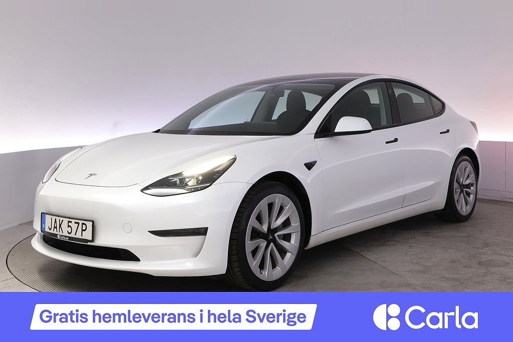 Tesla Model 3 Long Range AWD Refresh Autopilot Panorama Drag