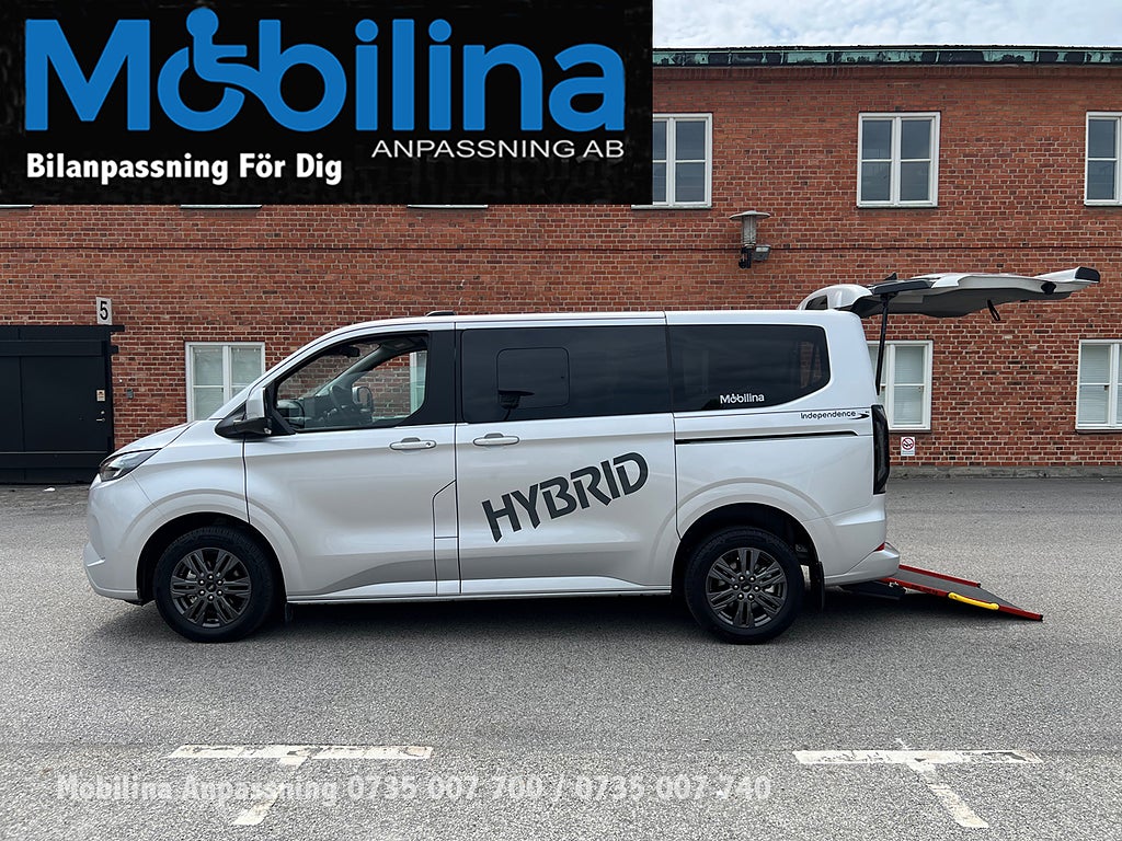 Ford E-Custom Tourneo Handikappanpassad – Plug-in Hybrid