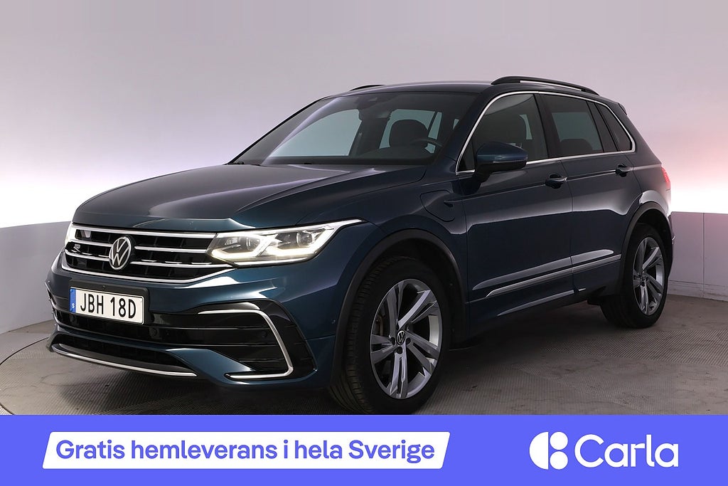 Volkswagen Tiguan eHybrid R line Drag Elstolar 360 Läder