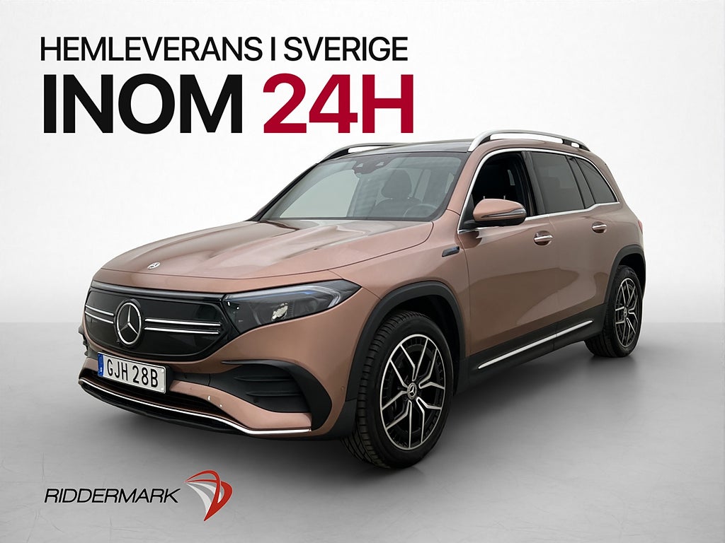 Mercedes-Benz EQB 350 4MATIC AMG 7 Sits Pano HUD 360 Värmare