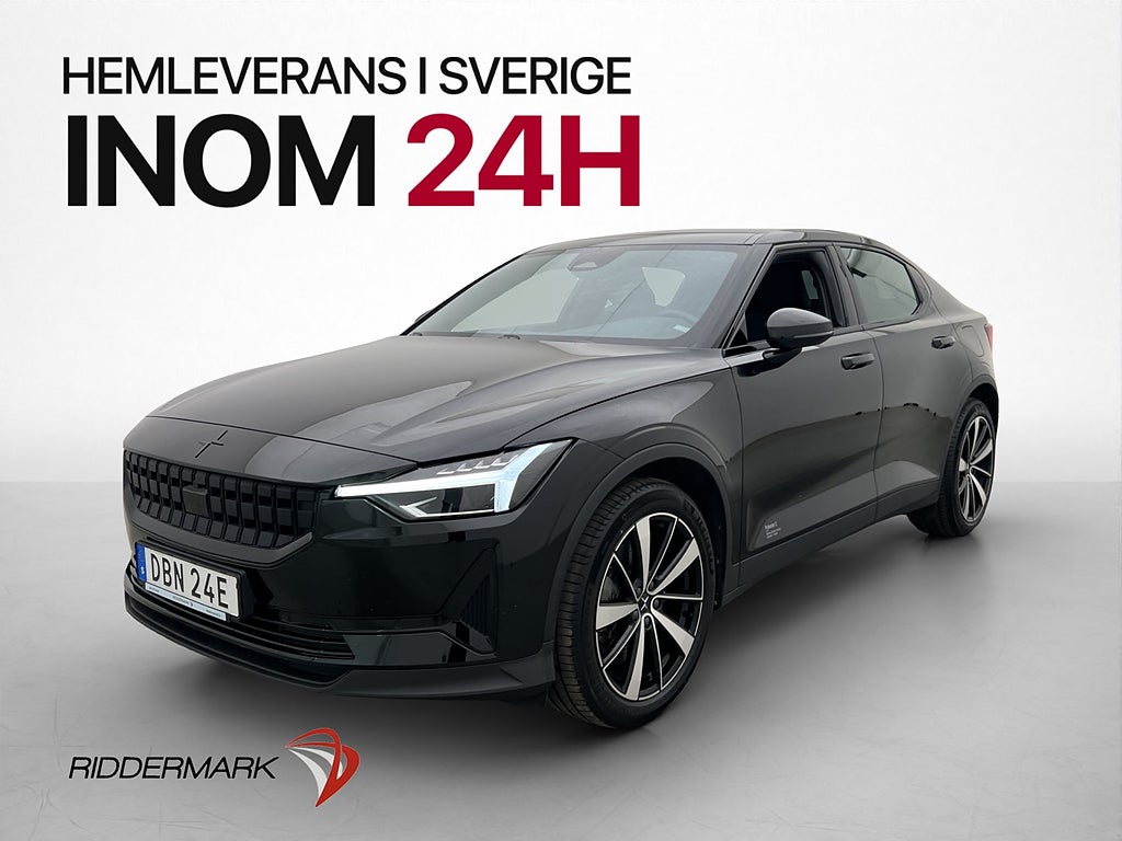 Polestar 2 Standard Range Single Motor Plus Värmare Pano H/K