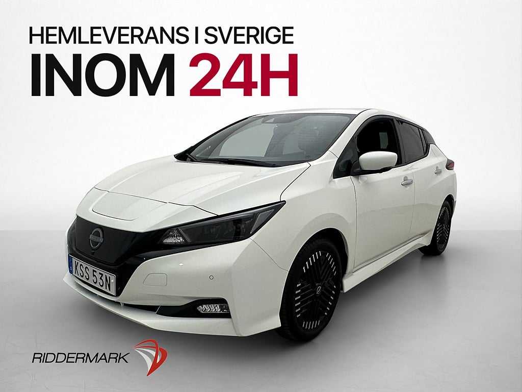 Nissan Leaf 150hk N-Connecta 360° kamera Navi Rattvärme MOMS