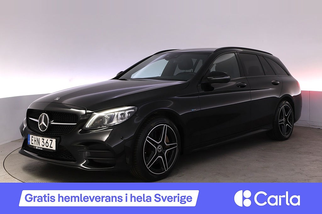 Mercedes-Benz C 300 T e AMG Cockpit Drag Night Kamera