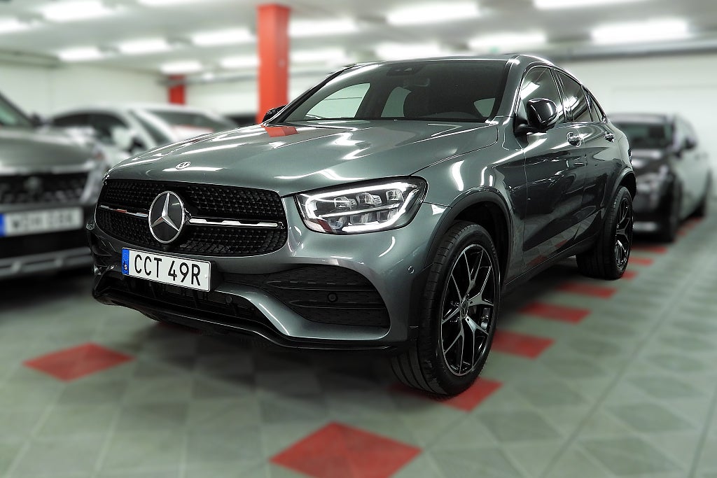 Mercedes-Benz GLC 300 e Coupé 4M+ 360° kam Panorama AMG Night Drag SoV Hj