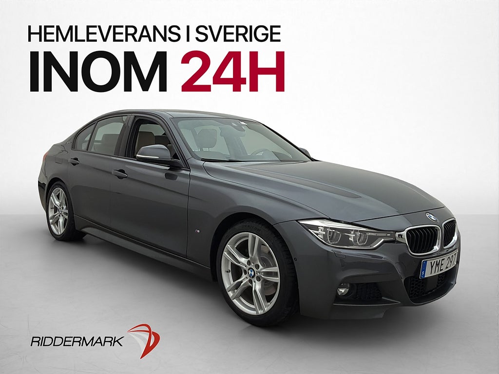 BMW 330e 252hk M Sport Pano H/K HUD  Surround Skinn Kamera