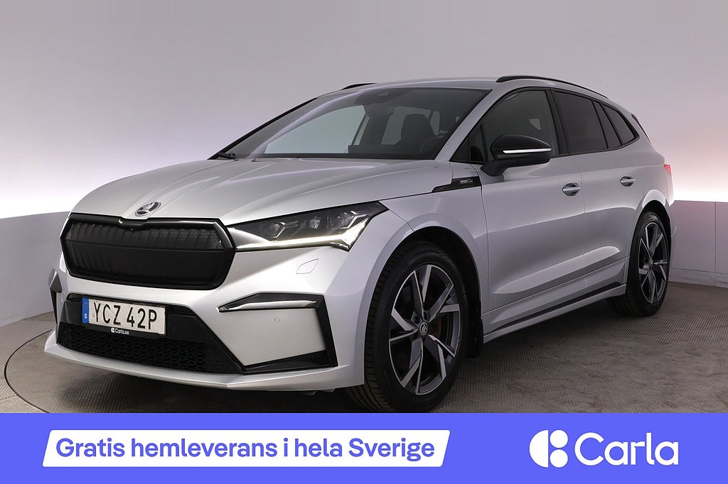 Skoda Enyaq iV 80x Sportline 360 Drag BLIS CarPlay Navi