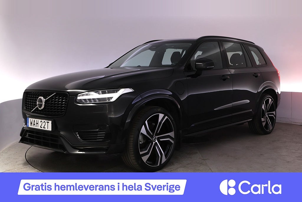 Volvo XC90 T8 Ultimate Dark 7-Sits B&W Pano Massage HUD Drag