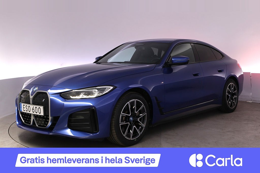 BMW i4 eDrive40 Gran Coupé M-Sport Drag Läder BLIS 360 HUD
