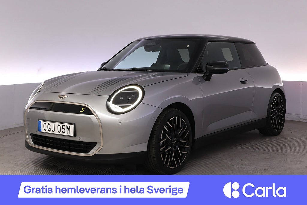 MINI Cooper SE Favoured Pano Kamera HuD Läder BSM Navi