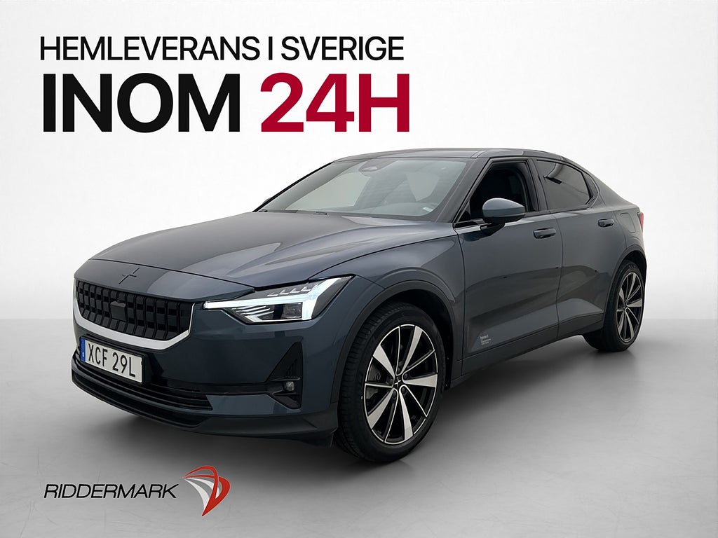 Polestar 2 Long range Dual motor 408hk Plus Pilot Pano H/K