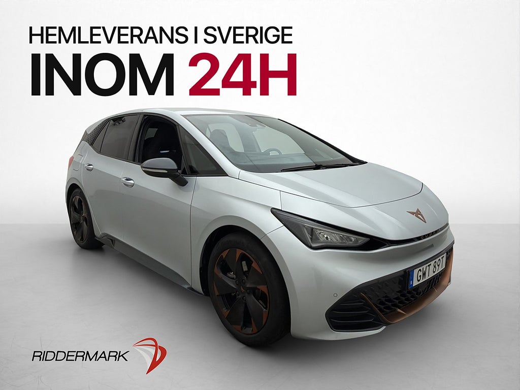 Cupra Born 204hk Värmare Kamera Navi CarPlay Rattvärme