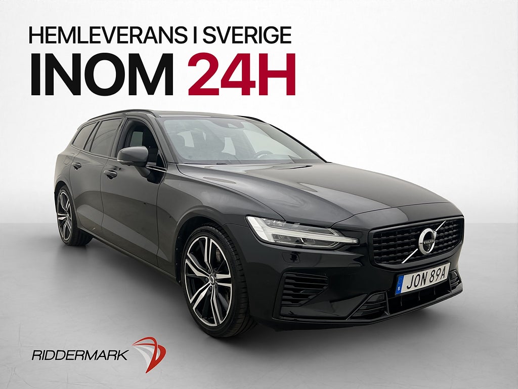 Volvo V60 Recharge T8 AWD R-Design Värmare Panorama H/K 360°
