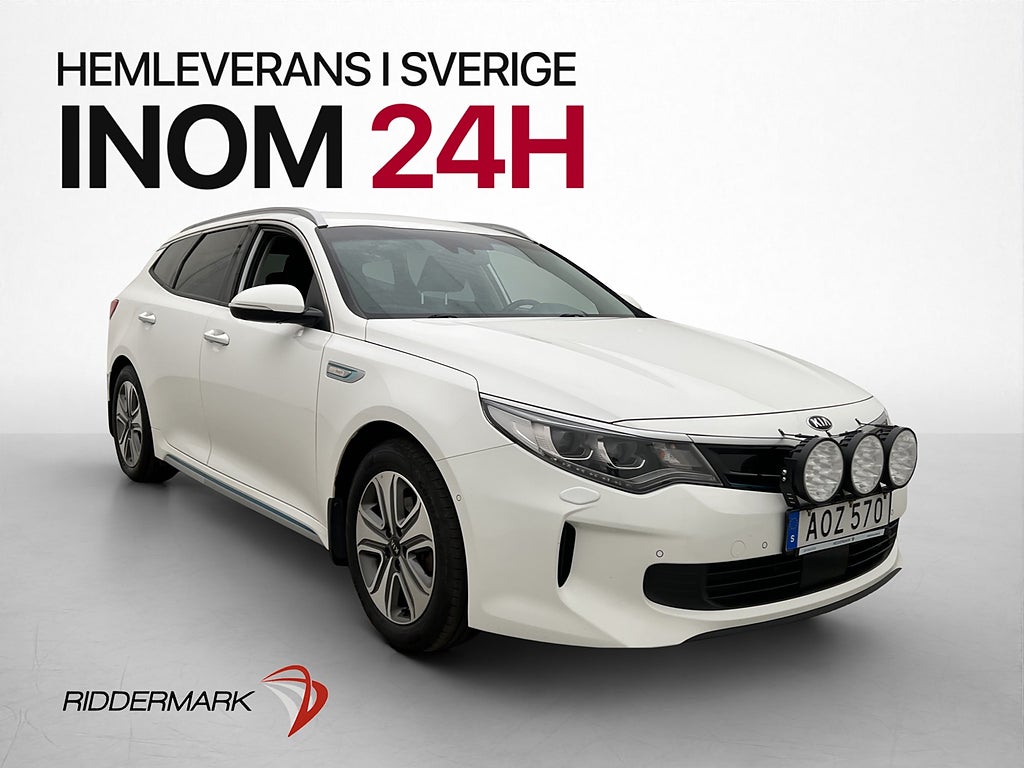 Kia Optima PHEV H/K Skinn 360° CarPlay Drag 205h