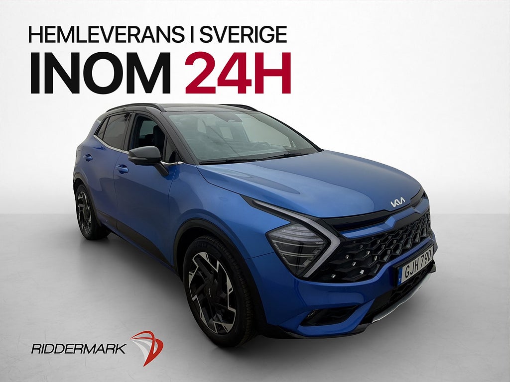 Kia Sportage PHEV 265hk AWD GT-Line Skinn H/K 360 CarPlay