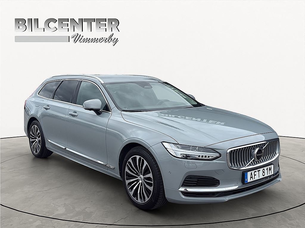 Volvo V90 Recharge T6 AWD 350hk Drag Skinn